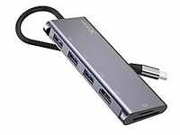 XLAYER USB-Hub 219177 7-in-1 Grau