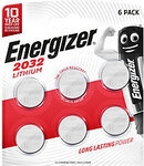 Energizer CR2032 Lithium Knopfzelle 6 St&uuml;ck 1220434