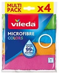 Vileda Reinigungstuch Farben Waschbar Sortiert 4 St&uuml;ck 7387653