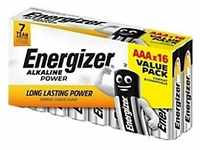 Energizer AAA Alkali-Batterien Power LR03 1,5 V 16 Stück