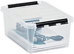 SmartStore Classic Kunststoff Aufbewahrungbox 14 L Mit Deckel Transparent 30 x 40 x