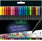 Faber-Castell Grip Fineliner 0.4 mm Farbig sortiert 20 St&uuml;ck 1215565