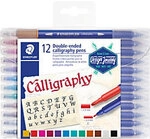 STAEDTLER Kalligraphie-Stifte Farbig sortiert 12 St&uuml;ck