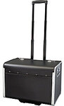 Alassio Parma Schnappverschluss Aktentasche DIN A4 Lederimitat Schwarz 45048...