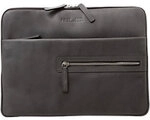 PRIDE AND SOUL TERRA Tableth&uuml;lle 34 x 2 x 25 cm Leder Grau 1292327