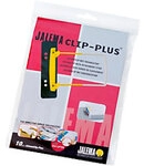 Djois JalemaClip Heftmechanik Clip Plus/5712600, gelb/wei&szlig;, Kunststoff, Inh. 10