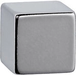 Maul Magnete Hellsilber Tragf&auml;higkeit 5 mm 10 St&uuml;ck 1190618