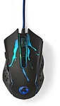 Nedis Gaming-Maus GMWD210BK Verkabelt Schwarz 1284273