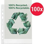 Esselte Prospekth&uuml;lle 100% Recycelt DIN A5 Genarbt Transparent 70 Mikron PP