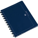 OXFORD Ringmappe Vario-Zipp DIN A4 Dunkelblau PP (Polypropylen) 26,5 x 2,1 x 31 cm