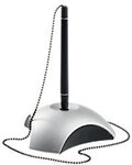 HAN Kugelschreiberst&auml;nder DELTA Schwarz, Silber 2751-SR
