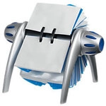 DURABLE Visitenkarten-Rollarchiv Visifix&reg; Flip Spezial 400 Karten Silber 21,5 x 18,5