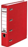 Falken Doppelordner Breit DIN A5 70 mm Rot 4 Ringe S70 Pappkarton, PP...