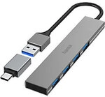 Hama USB-Hub USB 3.2 (Gen 1) USB 4 Anschl&uuml;sse 00200141 1274139