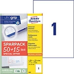AVERY Zweckform Mehrzwecketiketten 6603 Selbstklebend DIN A4 Wei&szlig; 21 x 29,7 cm 65