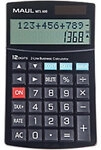 Maul Business Pro Tischrechner 24 -stelliges Display Schwarz Solar, Batterie MTL 600