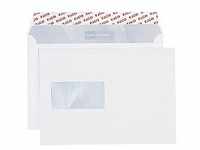 Elco Premium Briefumschläge Mit Fenster C5 229 (B) x 162 (H) mm Abziehstreifen Weiß