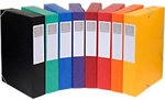 Exacompta Archivbox 19500H DIN A4 Karton 25 (B) x 5 (T) x 33 (H) cm Farbig sortiert
