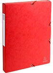Exacompta Archivbox 50305E DIN A4 Pressspankarton 25 (B) x 33 (H) cm Rot 2,5 cm 8