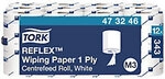 Tork Reflex Advanced Wischt&uuml;cher M3 Wei&szlig; 1-lagig 473246 12 Rollen &agrave; 343 Blatt