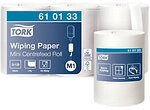 Tork Advanced Wischt&uuml;cher M1 Zentralentnahme Wei&szlig; 1-lagig 610133 3 Rollen &agrave;...