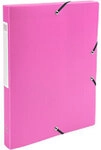Exacompta OpaK Archivbox 59604E DIN A4 PP (Polypropylen) 25 (B) x 33 (H) cm Rosa 2,5