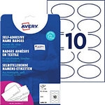 AVERY Zweckform Namensschild-etiketten L4882-20 zum Ankleben Sonderformat Wei&szlig; 8,5 x