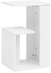 WOHNLING Beistelltisch Wei&szlig; 350 x 300 x 610 mm 1274294