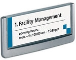DURABLE CLICK SIGN T&uuml;rschild Kunststoff 14,9 x 5,25 cm 4860-37 4957227