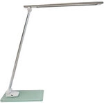 Unilux Popy Freistehend Tischleuchte LED Silber, Wei&szlig; USB 300 x 120 x 350 mm 1092403