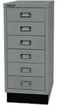 Bisley Schubladenschrank 6 Sch&uuml;be Silber 279 x 380 x 670 mm 6476139