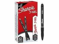 Sharpie S-Gel Gelschreiber 0,7 mm Kugelschreiber Schwarz 12 Stück