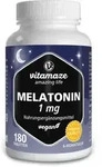 MELATONIN 1 mg hochdosiert vegan Tabletten 45 g