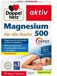 DOPPELHERZ Magnesium 500 f&uuml;r die Nacht Tabletten 30 St