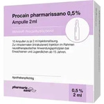 PROCAIN pharmarissano Ampulle 0,5% 2 ml Inj.-Lsg. 10X2 ml