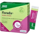 FLORADIX Eisen Sticks Pulver Salus 20 St
