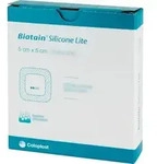 BIATAIN Silicone Lite Schaumverband 5x5 cm 5 St