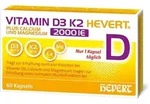 VITAMIN D3 K2 Hevert+Calcium u.Magnes.2000 IE Kps. 60 St