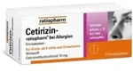 CETIRIZIN-ratiopharm bei Allergien 10 mg Filmtabl. 7 St