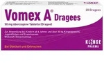 VOMEX A Dragees 50 mg &uuml;berzogene Tabletten 20 St