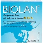 BIOLAN Augentropfen Einzeldosispipetten 20X0.35 ml