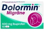 Dolormin Migr&auml;ne 400 mg Ibuprofen bei Migr&auml;nekopfschmerzen 10 St