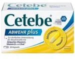 CETEBE ABWEHR plus Vitamin C+Vitamin D3+Zink Kaps. 30 St