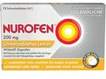 NUROFEN 200mg Ibuprofen Schmelztabletten Lemon bei Kopfschmerzen 12 St
