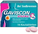 GAVISCON Dual Kautabletten mit Zweifachwirkung gegen Sodbrennen 16 St