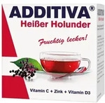 ADDITIVA hei&szlig;er Holunder Pulver Sachets 100 g