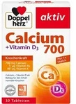 DOPPELHERZ Calcium 700+Vitamin D3 Tabletten 30 St