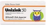 UNIZINK 50 magensaftresistente Tabletten 20 St