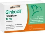 GINKOBIL-ratiopharm 40 mg Filmtabletten 60 St