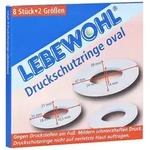 LEBEWOHL Druckschutzringe oval 8 St